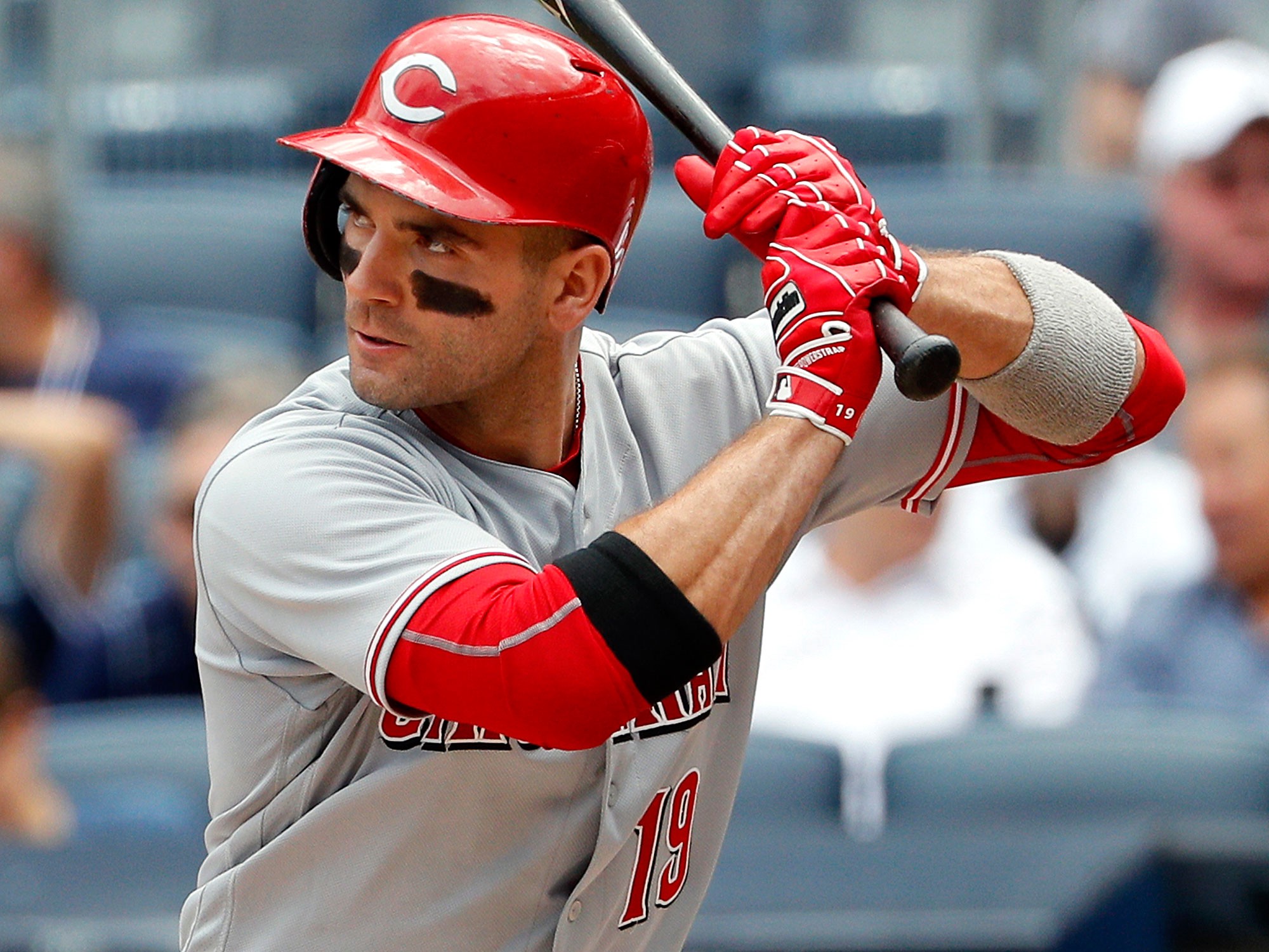 Joey Votto in the batter's box